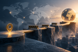 Market demand versus market access framework showing demand, regulation, commercial channels, qualification, and execution